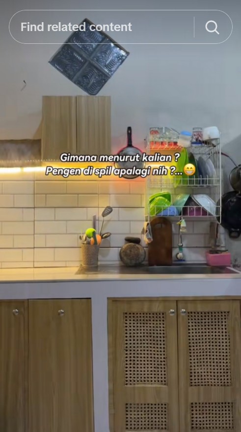 Pasutri ini makeover dapur jadul tanpa tukang, 9 potret interiornya jadi cantik bikin betah masak