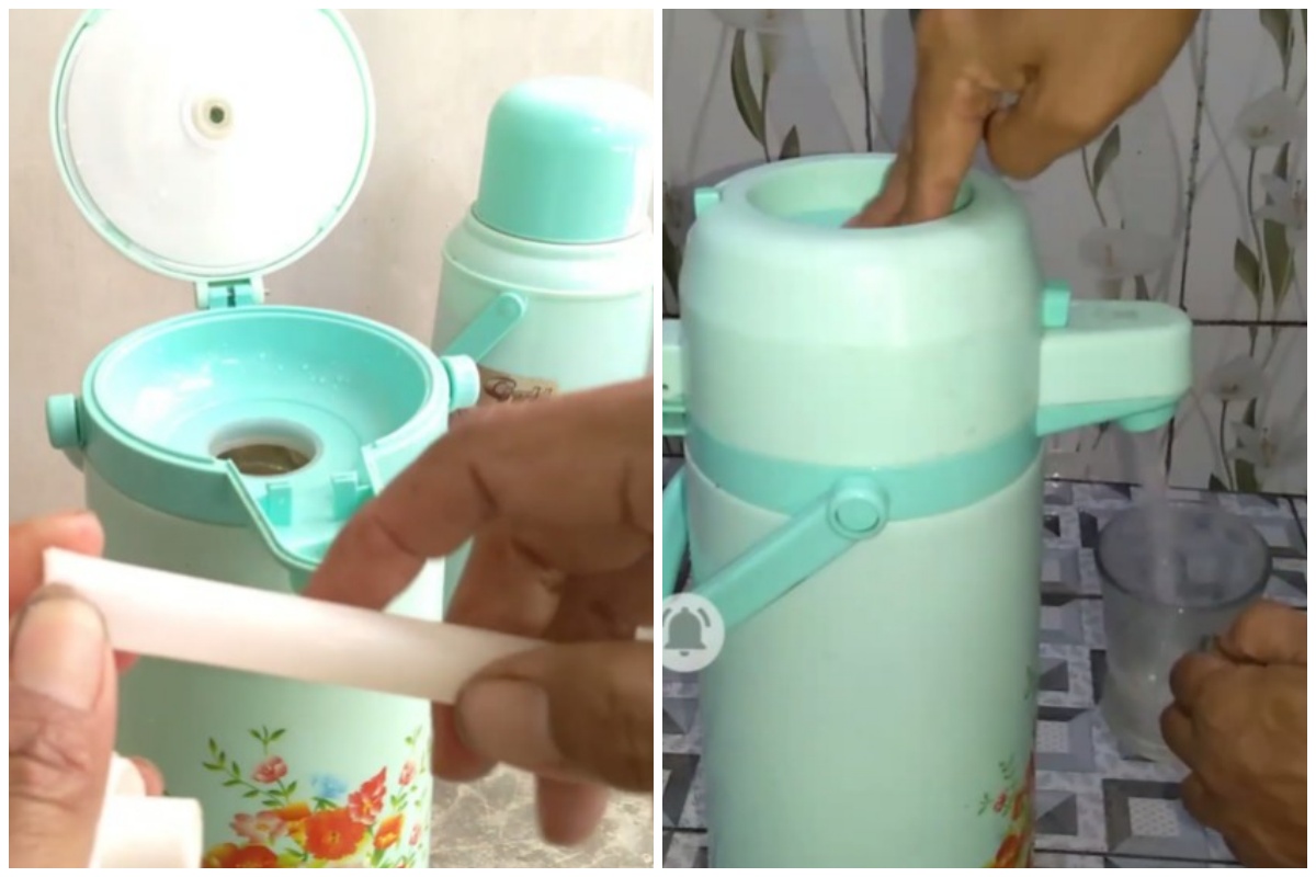 Trik mudah memperbaiki termos bocor cuma pakai 2 alat sederhana, bikin air kembali awet panas