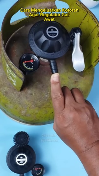 Trik sederhana bersihkan endapan kotoran pada regulator, bikin gas awet berbulan-bulan