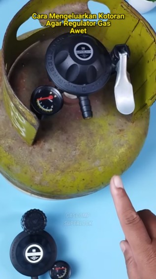 Trik sederhana bersihkan endapan kotoran pada regulator, bikin gas awet berbulan-bulan