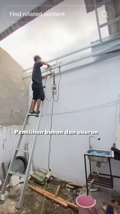 10 Potret dapur rumah subsidi dimakeover hasilnya minimalis tanpa kitchen set, cuma modal Rp250 ribu