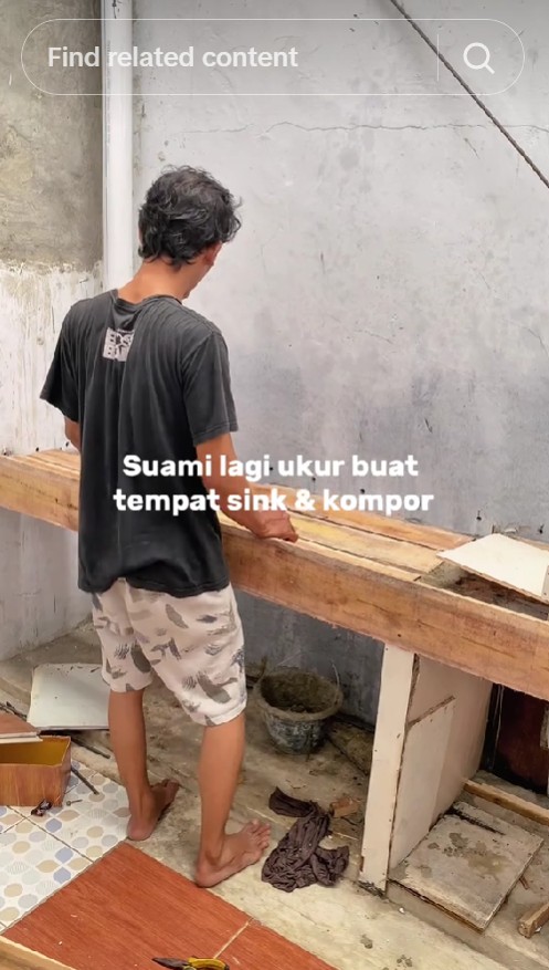 10 Potret dapur rumah subsidi dimakeover hasilnya minimalis tanpa kitchen set, cuma modal Rp250 ribu