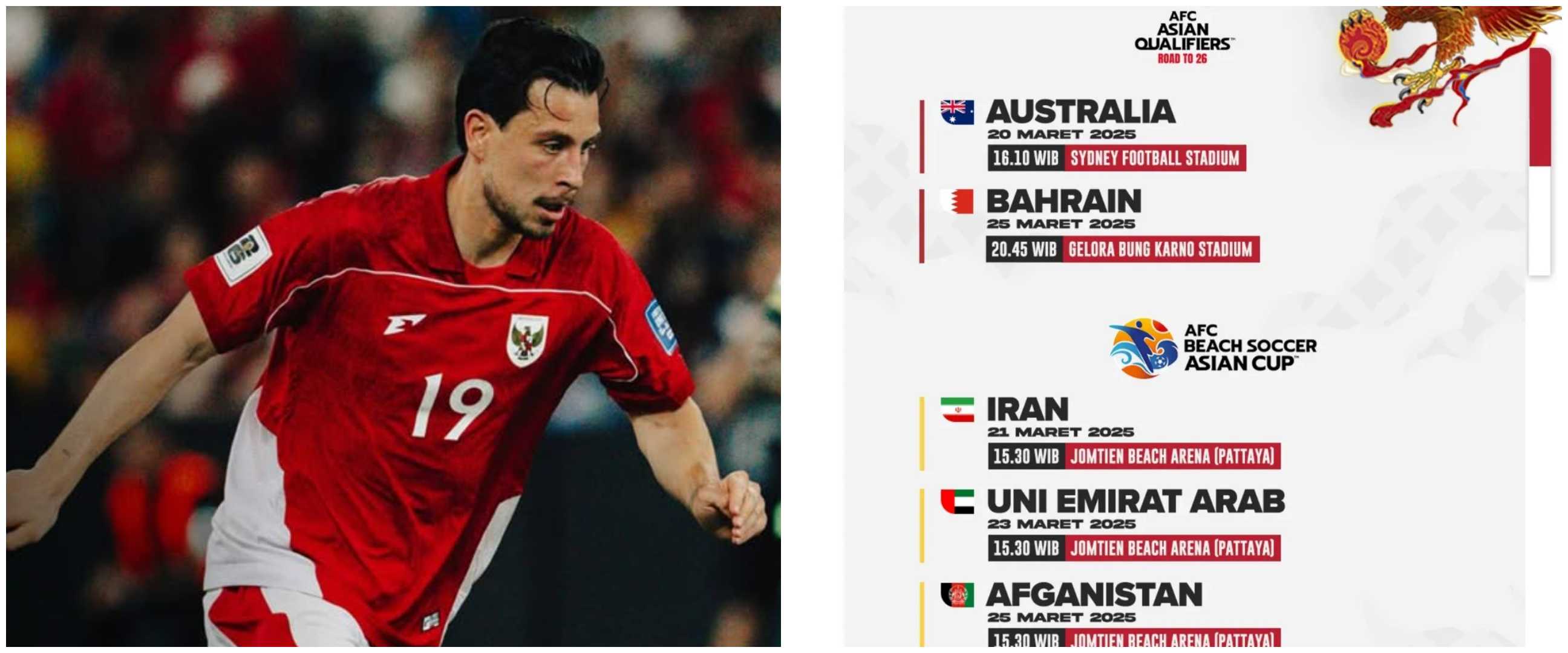 Timnas Indonesia kalah 1-5 dari Australia, masih ada peluang lolos Piala Dunia 2026