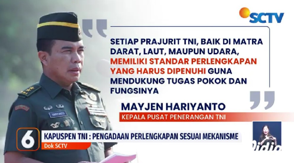 Anggaran celana dalam untuk prajurit senilai Rp172 juta jadi sorotan, Kapuspen TNI beri penjelasan