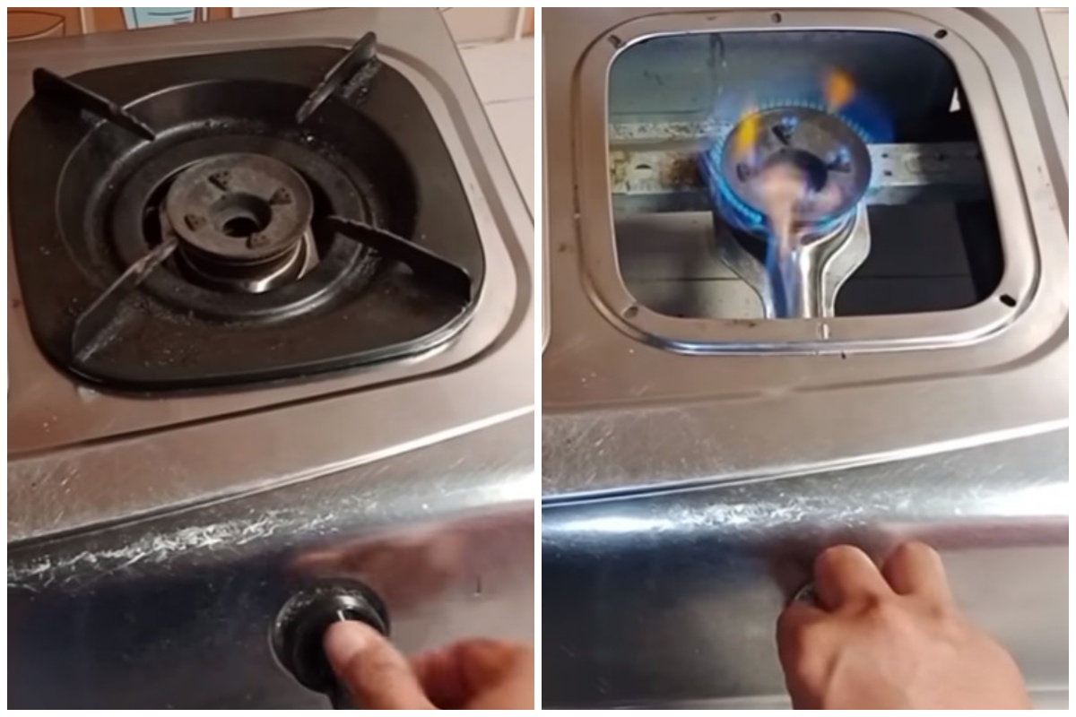 Jangan langsung panik, ini trik mudah mengatasi kompor gas susah menyala cuma pakai 1 alat sederhana