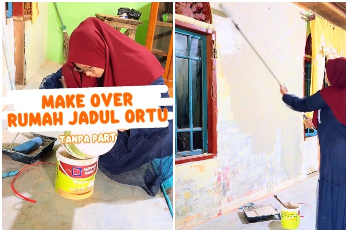 Rumah jadul milik orang tua dimakeover gegara sumpek, 9 potretnya jadi kian plong dan estetik