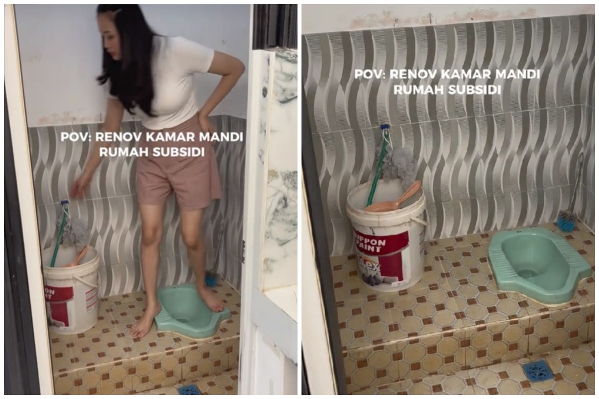 Kamar mandi rumah subsidi sempit dimakeover tampilannya jadi beda total, 9 potretnya serasa di hotel
