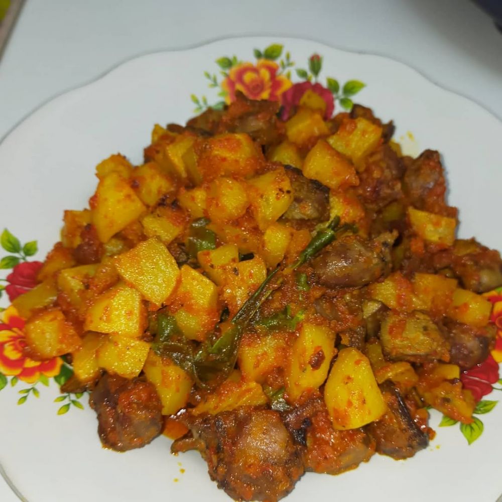 20 Resep balado kentang ati ampela bikin nagih, enak dan praktis