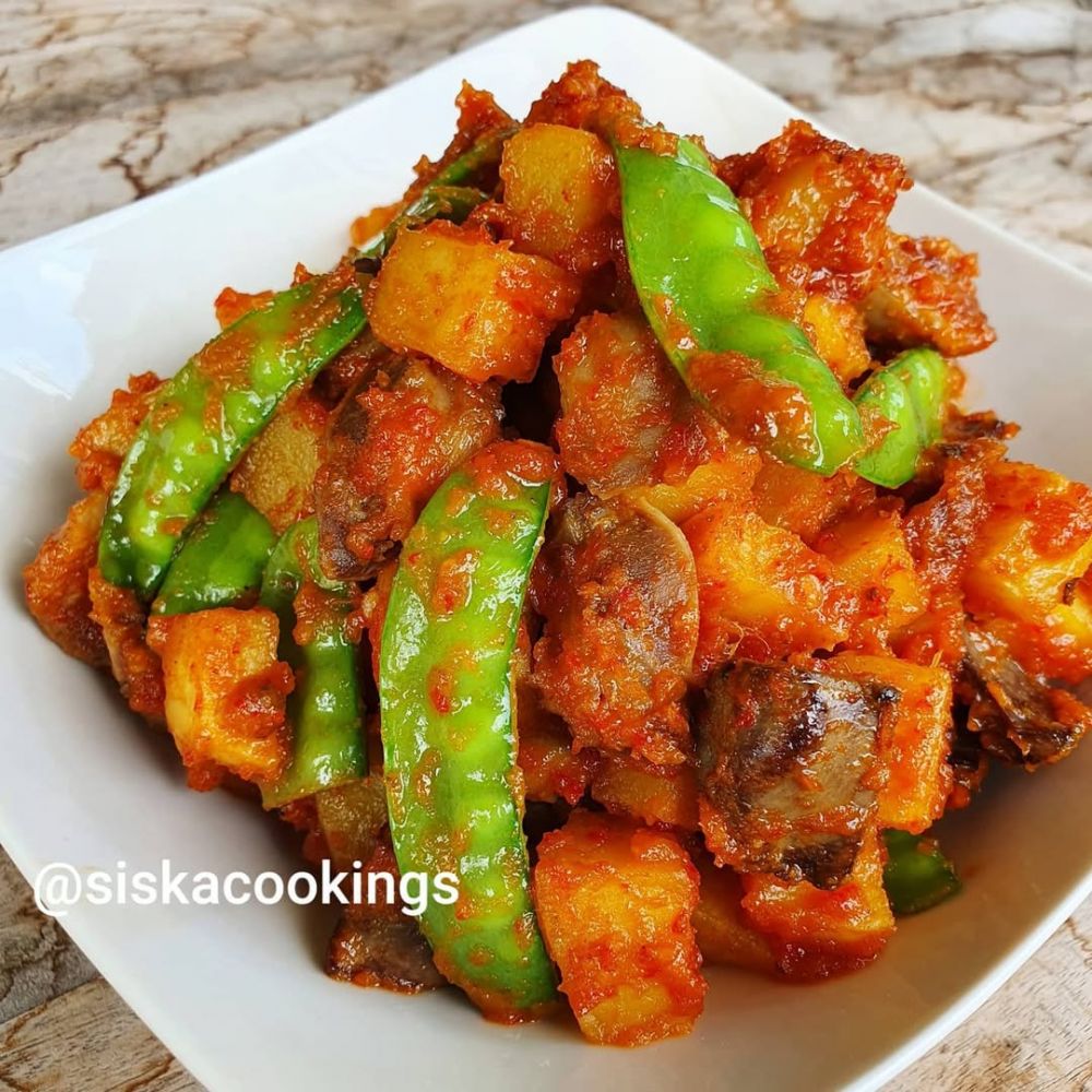 20 Resep balado kentang ati ampela bikin nagih, enak dan praktis