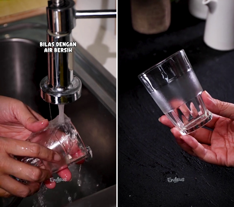 Tak perlu digosok pakai sabun, ini trik ampuh bersihkan gelas kaca kusam cuma pakai 1 bahan sederhana