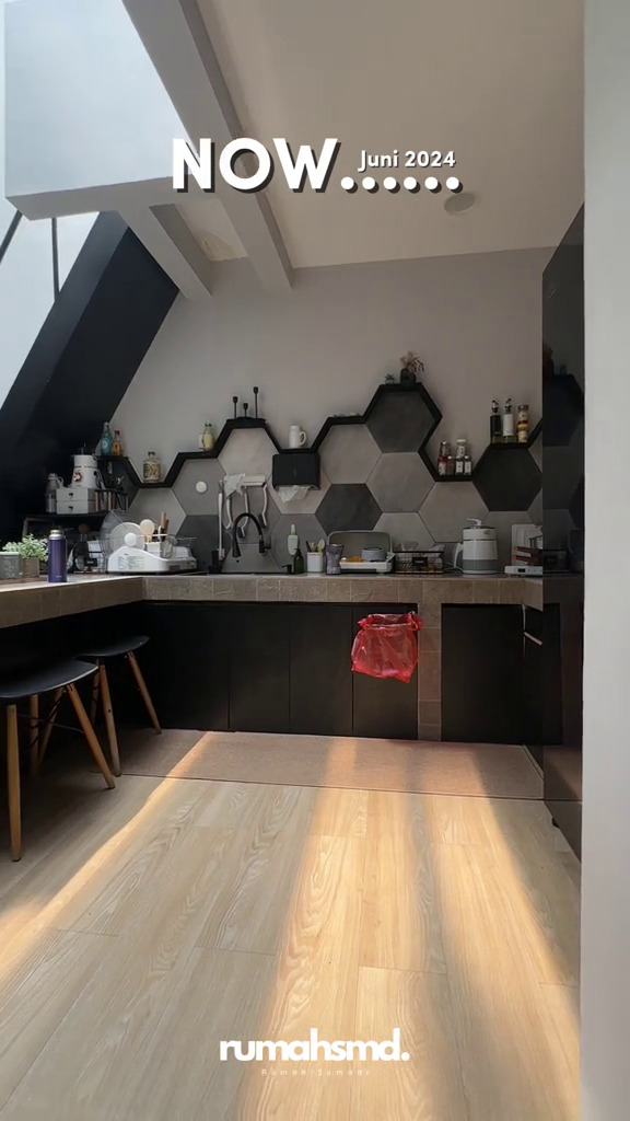 Dinyinyirin punya dapur jorok, 9 potretnya usai makeover ini hasilnya bikin tukang julid kicep