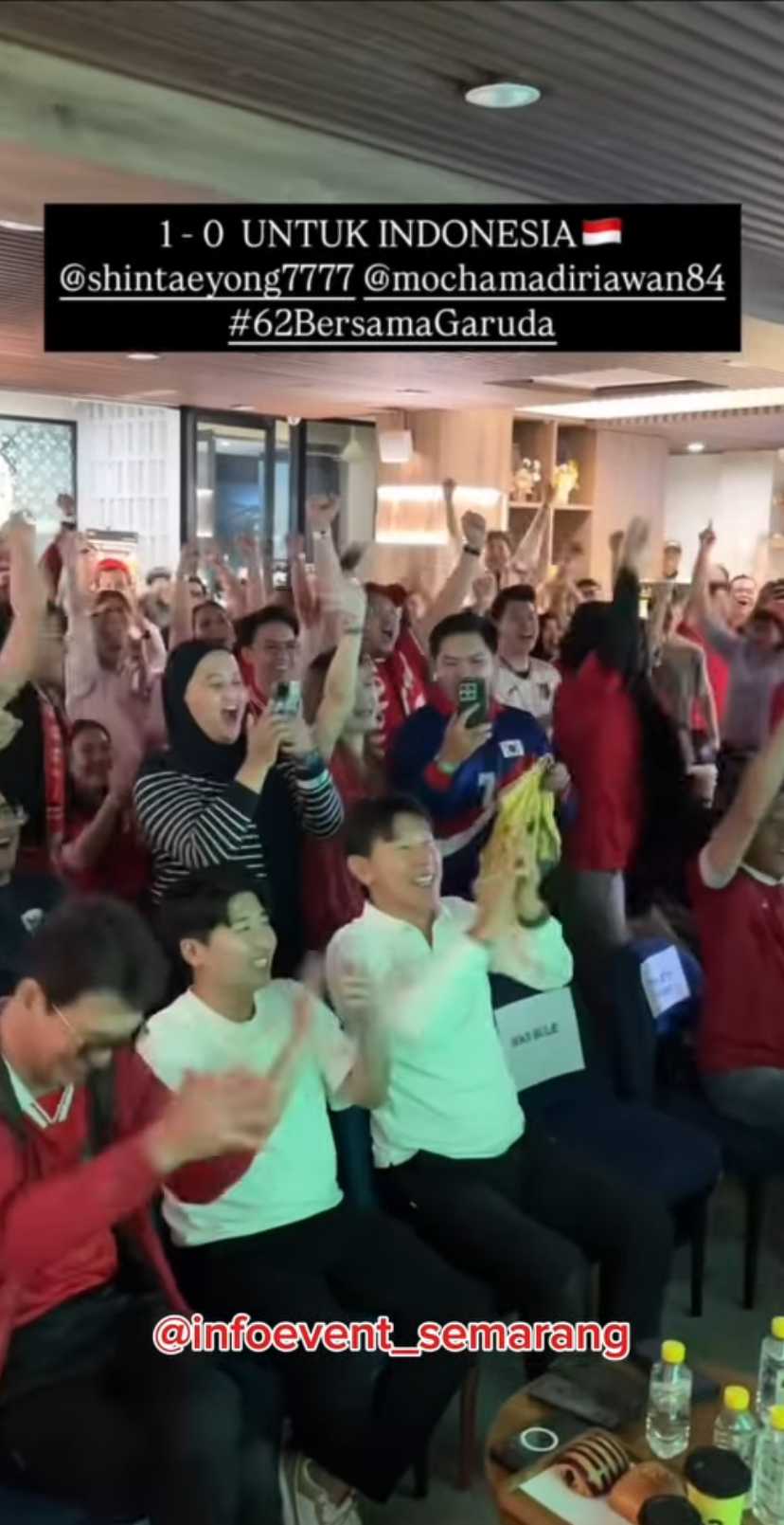 Indonesia sukses taklukkan Bahrain 1-0, momen selebrasi Shin Tae-yong ini malah bikin fans haru