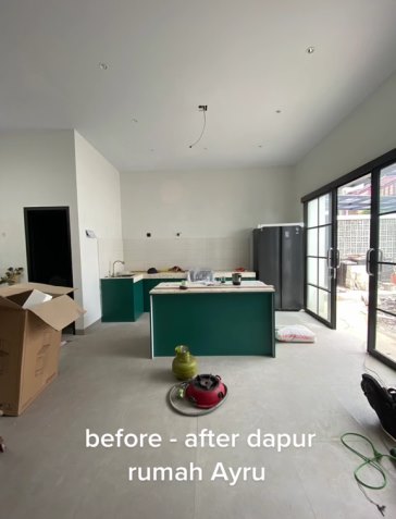 Cuma modal foto di internet, 7 potret makeover dapur minimalis ini estetiknya bikin takjub