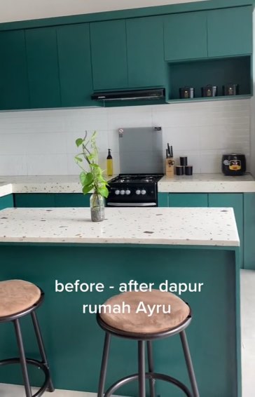 Cuma modal foto di internet, 7 potret makeover dapur minimalis ini estetiknya bikin takjub