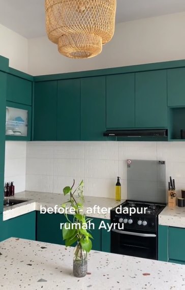 Cuma modal foto di internet, 7 potret makeover dapur minimalis ini estetiknya bikin takjub