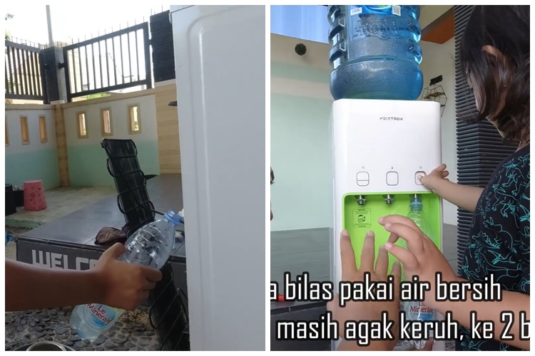 Trik mudah membersihkan dispenser ala bapak-bapak ini tanpa perlu dibongkar, cuma pakai 1 bahan dapur