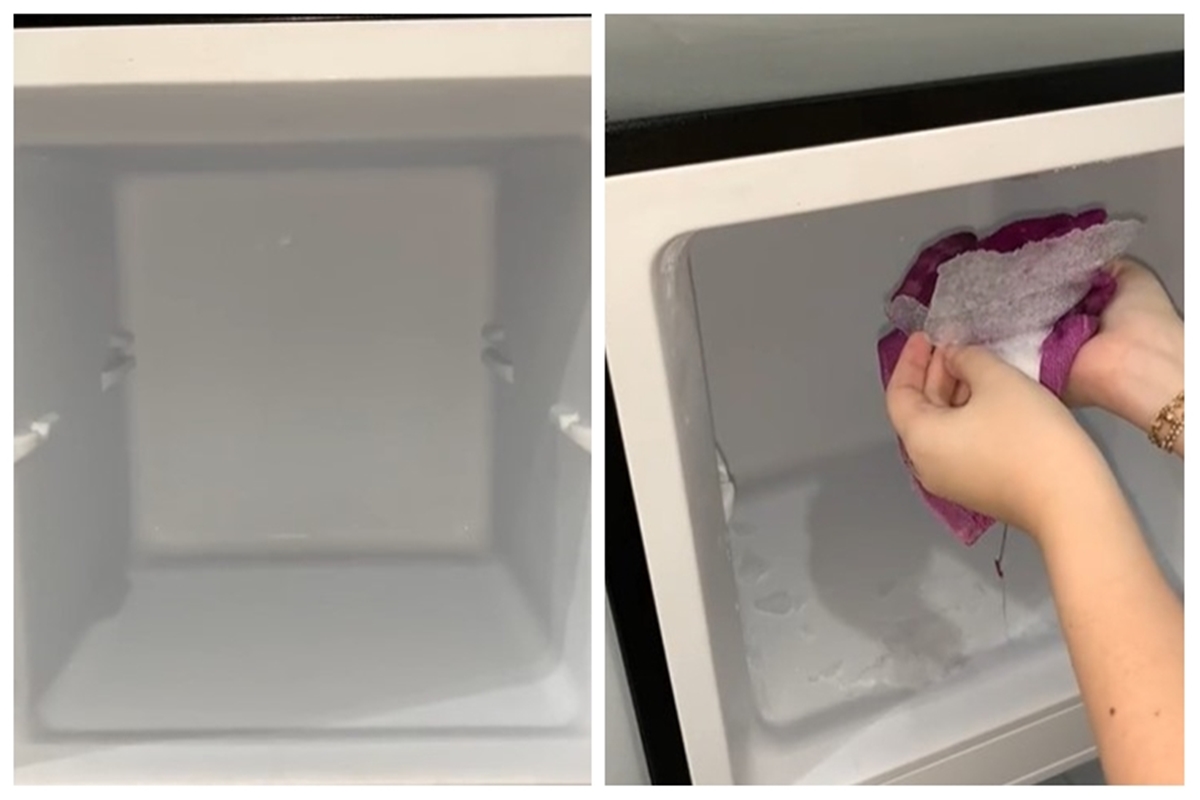 Trik bersihkan bunga es freezer tanpa pakai kipas angin atau air hangat, cuma dengan 1 bumbu dapur