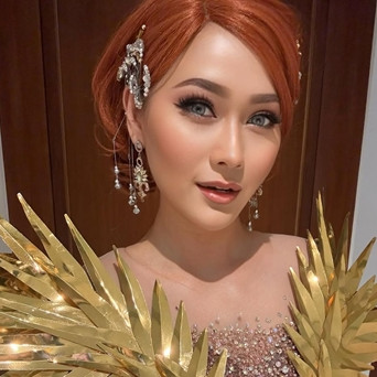 Sering makeup berbulu mata cetar, ini 9 potret bare face Inul Daratista, kulit glowing jadi sorotan