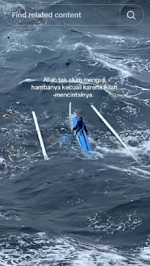Bukti cari nafkah itu berat, potret nelayan terombang-ambing di laut menunggu evakuasi ini bikin pilu