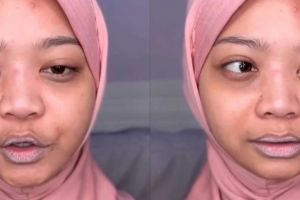 Disebut kayak orang sakit, transformasi makeup wanita ini malah layaknya puteri Arab