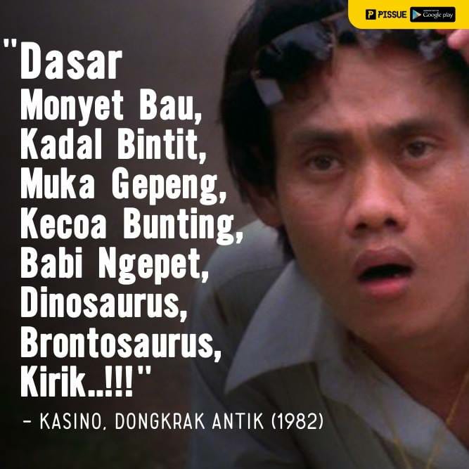 15 celetukan legendaris Kasino di film-film Warkop DKI yang bikin nostalgia dan ngakak