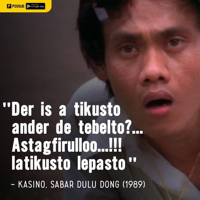 15 celetukan legendaris Kasino di film-film Warkop DKI yang bikin nostalgia dan ngakak