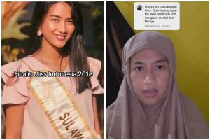 Eks finalis Miss Indonesia ini dinyinyiri salah pilih suami imbas pilih jadi IRT, beri balasan menohok