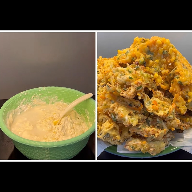 Cara membuat adonan bakwan renyah tahan lama tanpa soda kue maupun baking powder