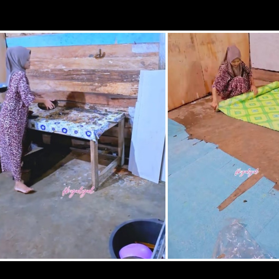 Niat makeover dapur jadul emak biar kian cantik, 9 potret hasilnya bikin kurang sedap dipandang