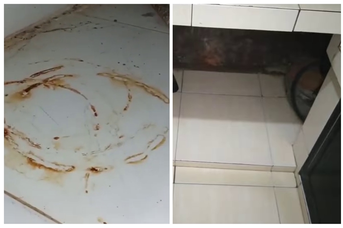 Trik mudah bersihkan noda karat bekas tabung gas di lantai keramik, cukup gunakan 1 bahan sederhana