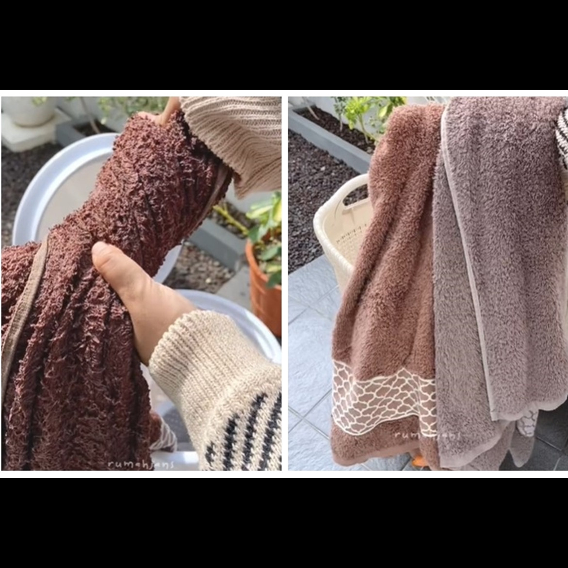 Trik mencuci handuk agar semakin bersih dan tak kaku tanpa direndam sitrun, cukup tambah 1 bahan dapur