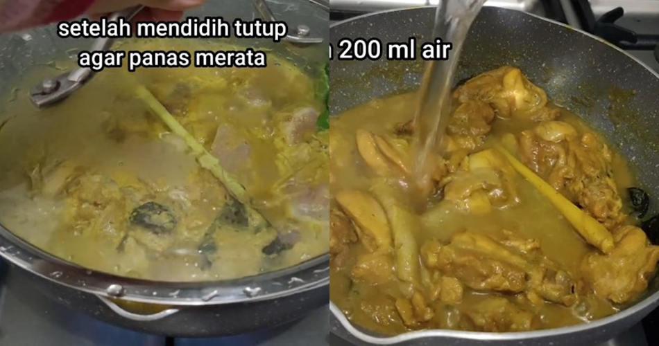 Cara masak opor ayam dengan santan yang aman untuk kolesterol