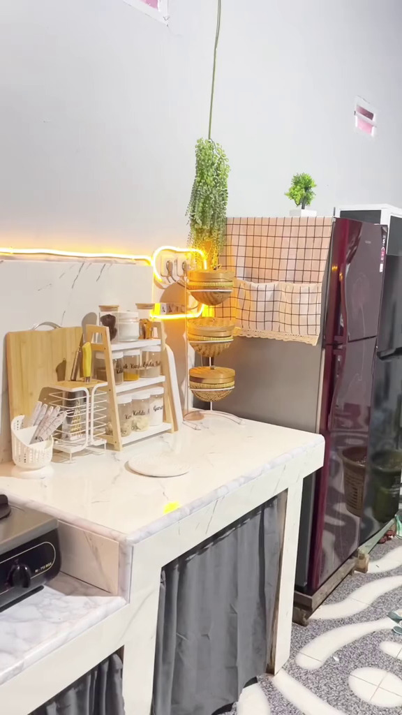Dapur buluk punya mama dimakeover jadi apik dan rapi, 9 potret visualnya bikin emak-emak mupeng