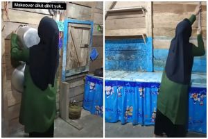 Modalnya dibawah 100 ribu, 9 potret makeover dapur kayu buluk meski sederhana tapi bikin betah masak