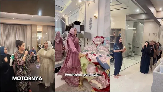 6 Artis berbagi THR mewah untuk karyawan jelang Lebaran, Nagita Slavina beri sepeda motor 