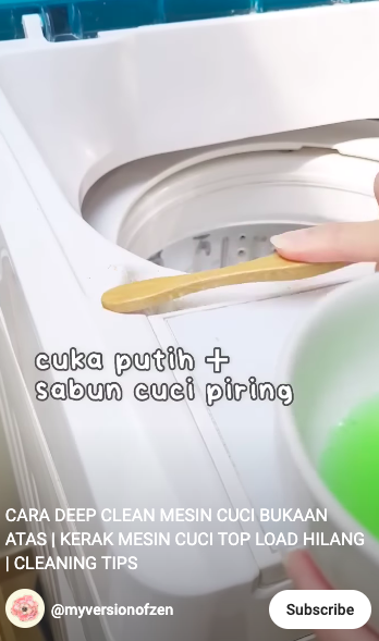 Trik mudah membersihkan kerak di mesin cuci tanpa perlu dibongkar ini hanya pakai 3 bahan dapur