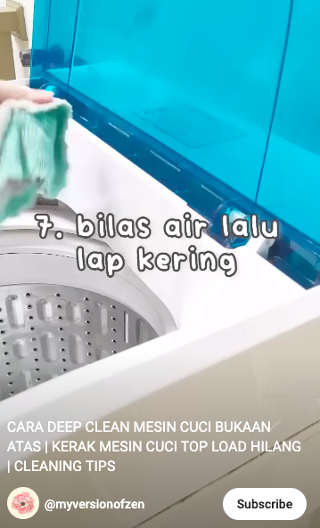 Trik mudah membersihkan kerak di mesin cuci tanpa perlu dibongkar ini hanya pakai 3 bahan dapur