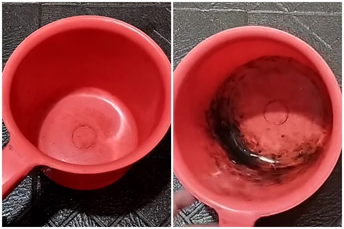 Trik mudah hilangkan lumut di gayung kamar mandi tanpa disikat sitrun, cuma pakai 1 bahan dapur