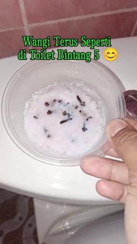 Trik bikin pewangi kamar mandi ala emak-emak, seharum di hotel bintang 5 cuma pakai 3 bumbu dapur