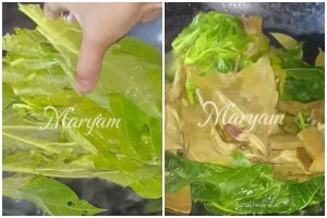 Trik simpel merebus daun pepaya agar antipahit dan hijau segar pakai 1 jenis daun berkhasiat