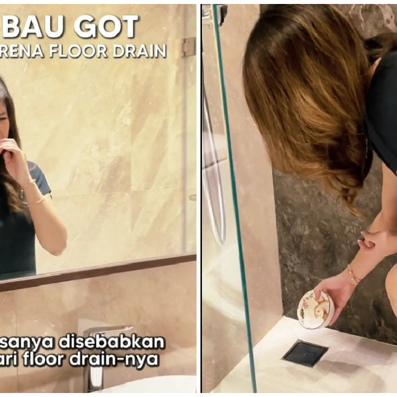 Tanpa pakai soda api, ini trik hilangkan bau got di saluran air kamar mandi cuma modal 2 bahan dapur