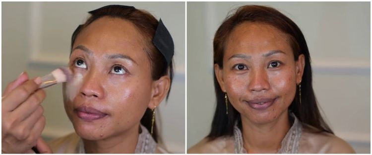 Wanita sawo matang dirias MUA jadi manten ini manglingi, hasil akhirnya malah mirip Rossa