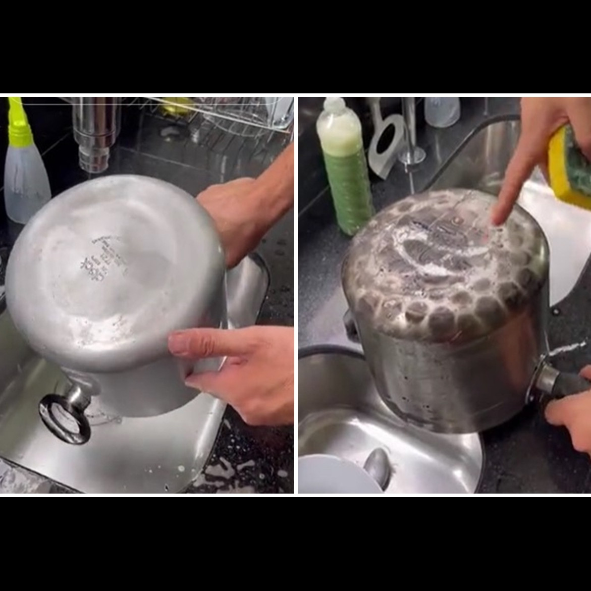 Trik bersihkan noda gosong di pantat panci pakai tambahan 1 bahan minuman, tak digosok cuka dam sitrun