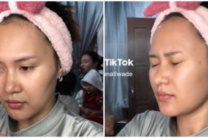Hasil makeup wanita ini disebut mirip Cut Meyriska, imbas nekat rias wajah sendiri saat menikah