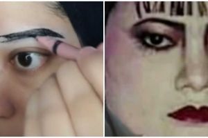Hasil riasannya bikin melongo, MUA ini recreate makeup pengantin 80-an 