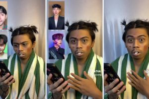 Transformasi pria makeup jadi cowok Korea ini bikin refleks senyum sendiri, hasilnya diluar ekspektasi