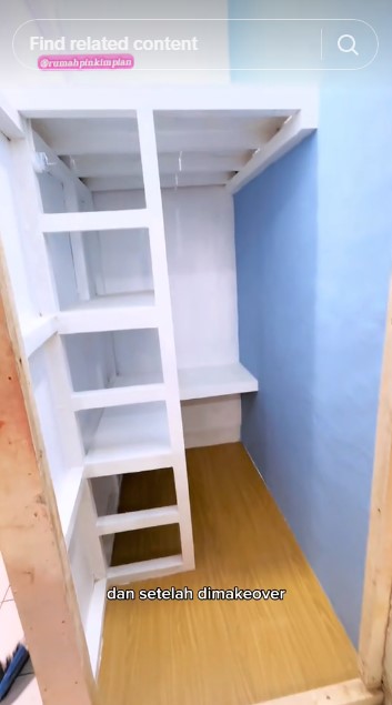 Gudang kumuh dimakeover sendiri jadi kamar anak, 9 potretnya compact bisa jadi inspirasi emak-emak