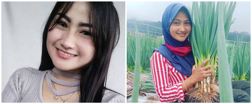 10 Potret dulu dan kini Novi Listiana, pedangdut yang viral hijrah dan jadi petani di lereng gunung