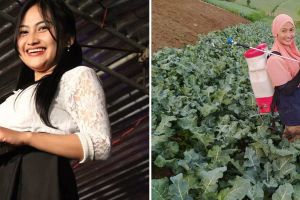 10 Potret dulu dan kini Novi Listiana, pedangdut yang viral hijrah dan jadi petani di lereng gunung