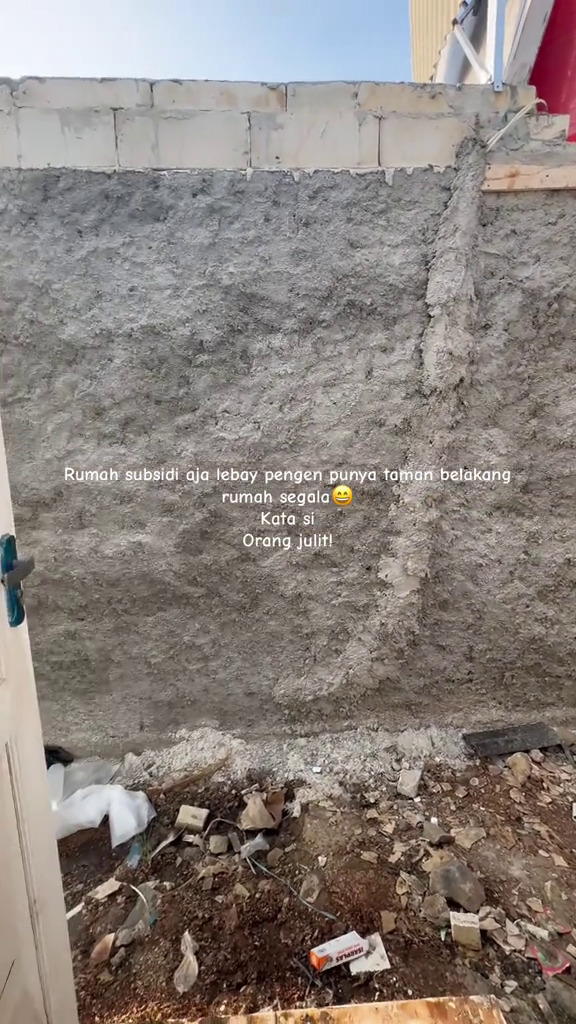 Diejek karena ingin punya taman belakang di rumah subsidi, 9 potret usai renovasi bikin si julit kicep